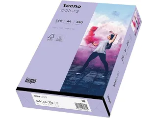 Inapa Tecno colors Gekleurd papier A4 Violet 160 gram 250vel - 1