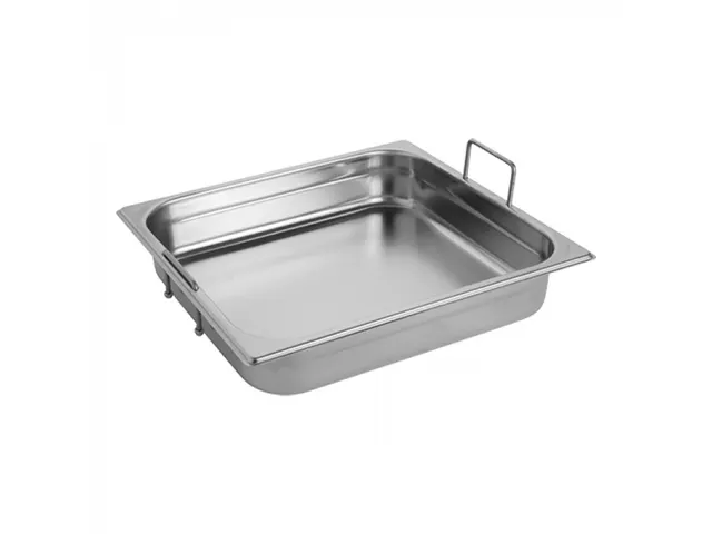 Caterchef Gastronorm bak RVS met greep 2/3 GN 65mm