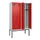 locker voor scheiding van kleding,HxBxD 2120x1200x500mm,4vak