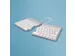 Split Break V2 ergonomisch toetsenbord Azerty BE Wit draadloos