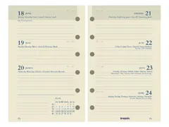 Agendavulling 2027 Brepols Brefax 27 7dagen/2pagina's