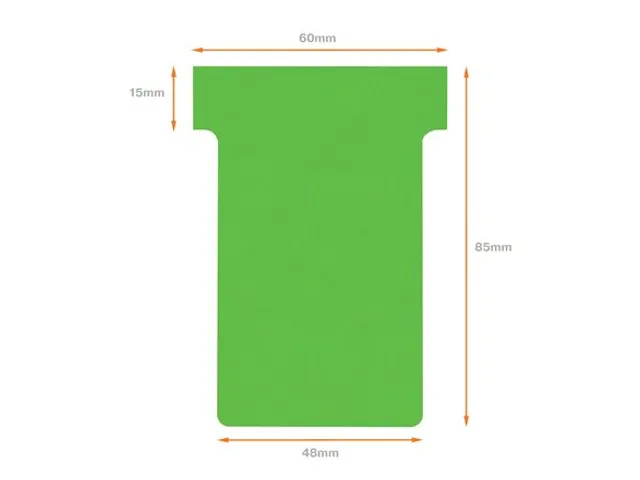 Planbord T-kaart Nobo nr 2 48mm groen
