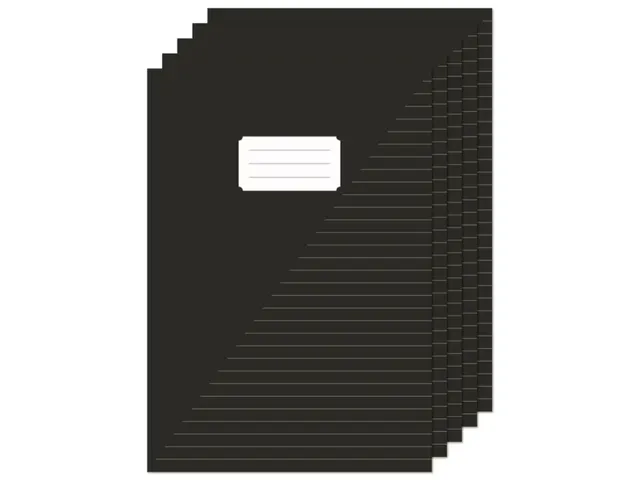 Schrift Kangaro A4 lijn zwart pak a 5 stuks