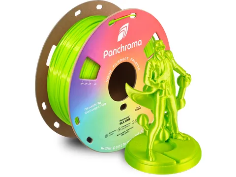 Polymaker 3D printer Filament Panchroma PLA Silk 1,75mm Lime groen 1kg