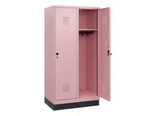 schoollocker,HxBxD 1630x800x500mm,2vak,vak B 400mm,draaigrendel,sokkel - 1