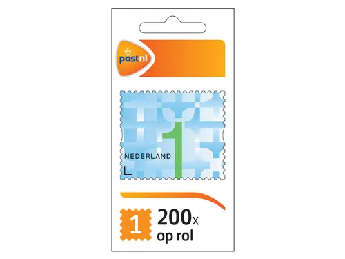 Postzegel NL waarde 1 zelfklevend 200 stuks