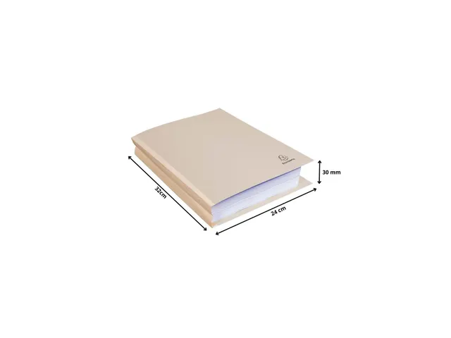 25 mappen met linnen rug FOREVER 320g/m2 -24x32cm-Grijs
