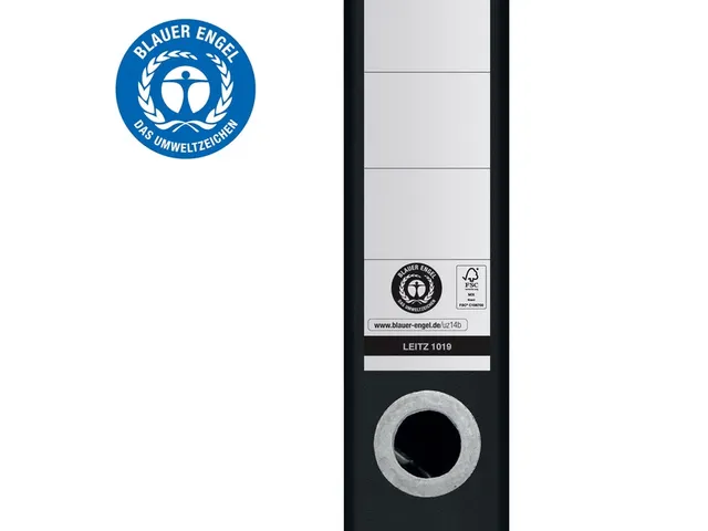 Ordner Leitz 1019 180° Recycle A4 50mm karton zwart