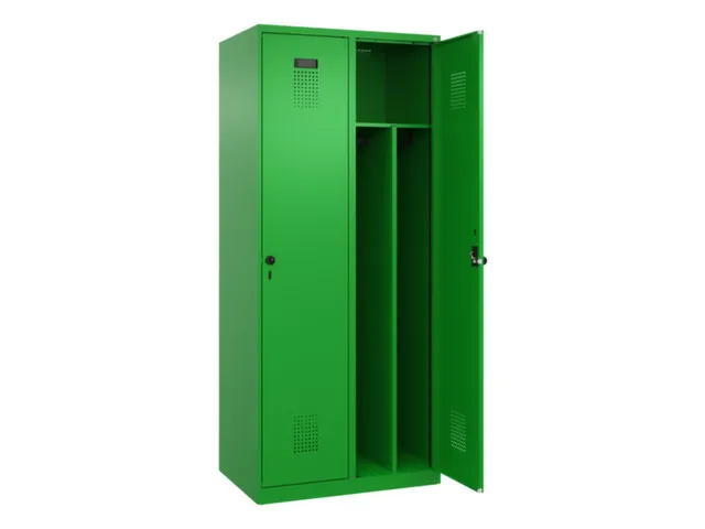 locker voor scheiding van kleding,HxBxD 1850x800x500mm,2vak