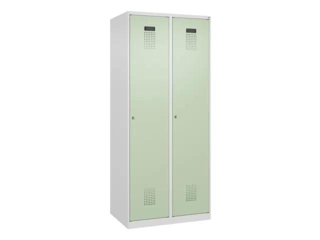 locker voor scheiding van kleding,HxBxD 1850x800x500mm,2vak