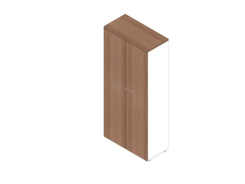 Kantoorkast Romp Wit Front Canaletto-Hout bxdxh 900x450x2000mm