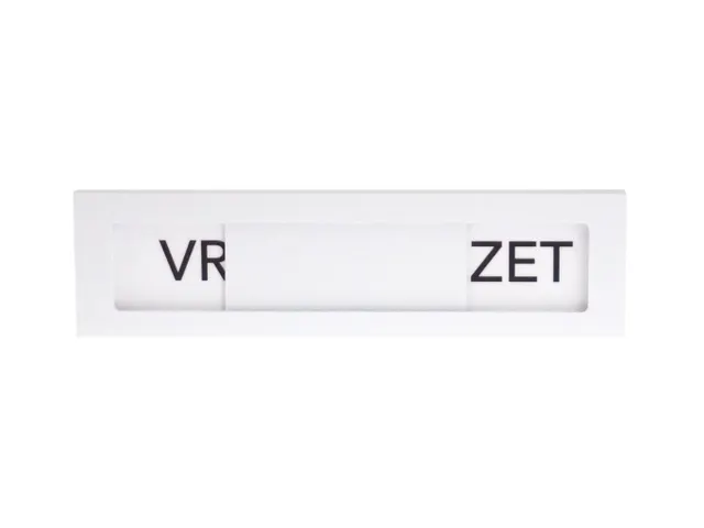 Premium Schuifbord Wit Vrij Bezet 150x40mm