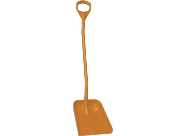 Ergonomische Schop Lange Steel Groot Blad Oranje