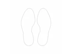 plaksymbool,voet,markering HxB 297x110mm,wit