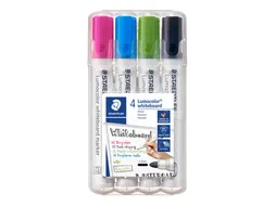 Whiteboardmarker Staedtler Lumocolor 351 set à 4 stuks fun assorti