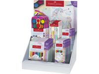 Unicorn Faber-Castell display gevuld met: Colourgrip kleurpotloden div