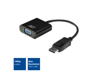 Adapter ACT DisplayPort naar VGA 0.15 meter - 4