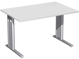 Bureau C-Poot HxBxD 680-800x1200x800mm Decor Lichtgrijs Zilverkleurig - 3