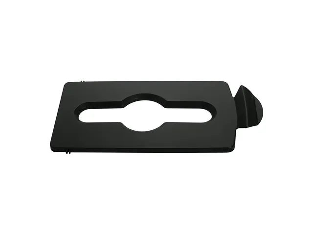 Deksel Mixed Recycling Voor Slim Jim Recyclingstation Zwart