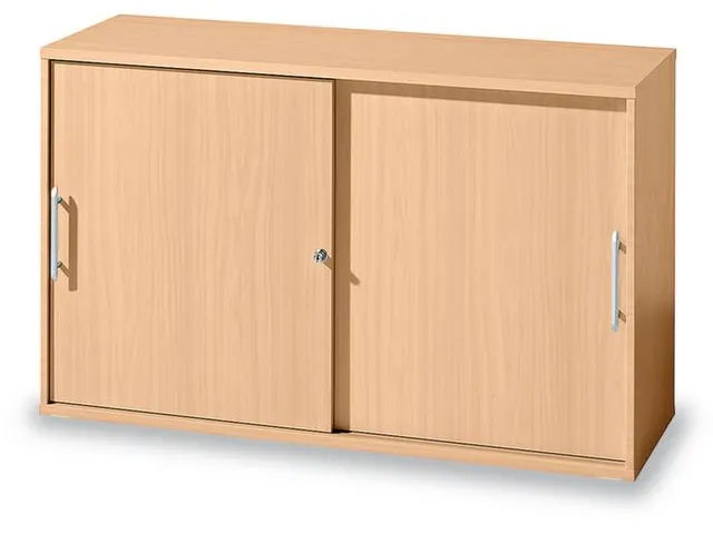 Schuifdeurkast Hxbxd 748X1200X400Mm 2 Oh Kastromp/front Beuken/beuken