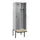 locker met bank,voor scheiding van kleding,HxBxD 2120x600x815mm,2vak