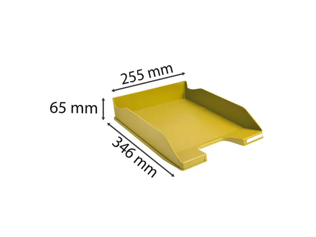 Brievenbak COMBO MIDI neon geel