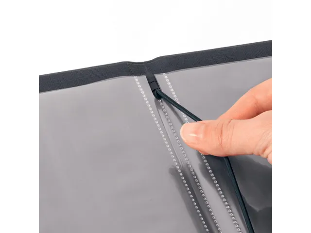 Menukaart map Sigel A4 zwart voor 8 blad