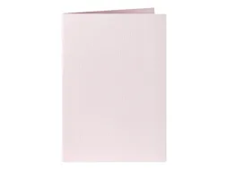 Correspondentiekaart Papicolor dubbel 105x148mm lichtroze pak à 6 st
