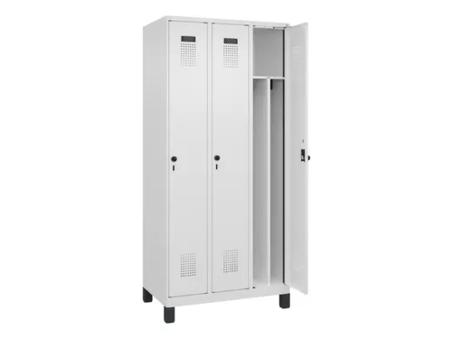 locker voor scheiding van kleding,HxBxD 1950x900x500mm,3vak
