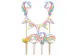 Cake decoratie Unicorn 9 stuks