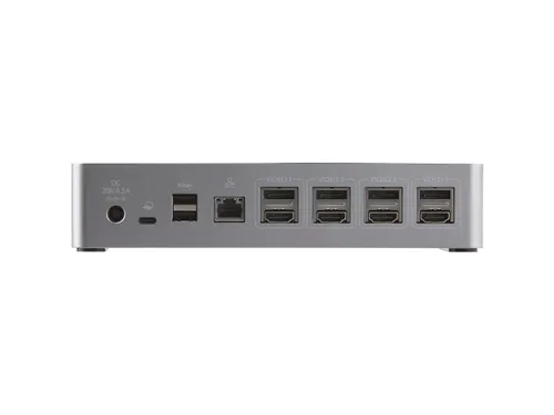 StarTech USB-C Docking Station 4K Quad Monitor 100W PD LAN