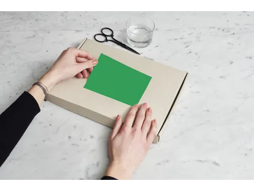 Gekleurde Etiketten 70x37mm Groen 42512 1000 Vel