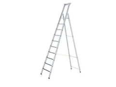 veiligheidsladder,eenzijdig,7treden m. R13-laag,stand H 1,85m