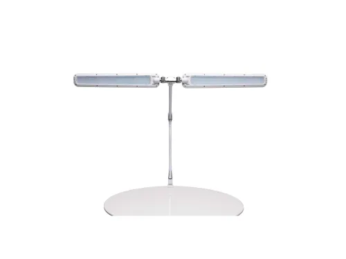 Werkpleklamp MAUL Craft duo LED tafelklem dimbaar wit