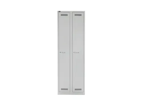 garderobekast,HxBxD 1850x600x500mm,2vak,vak B 300mm,cil.-slot