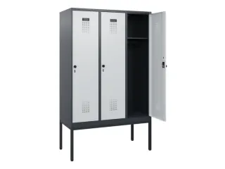 schoollocker,HxBxD 1950x1200x500mm,3vak,vak B 400mm,draaigrendel - 1
