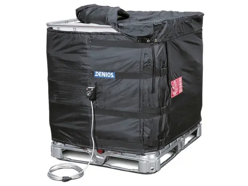 verwarmingsmantel,v. IBC inhoud 1000l,buiten nylon,zwart,2000 W