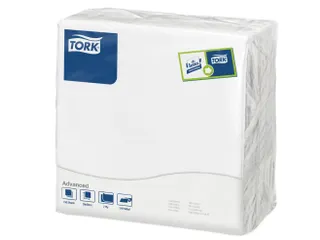 Tissue Servet 39X39Cm, 2 Lgs, 1/4 Vouw, Wit, 12X150 - 1