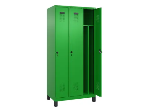 locker voor scheiding van kleding,HxBxD 1950x900x500mm,3vak