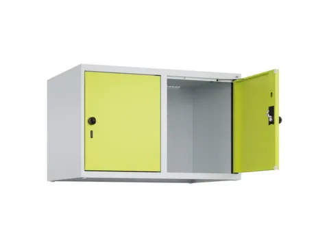 opzetkast,v. locker,2vak.,vak B 400mm,HxBxD 500x800x500mm,draaigrendel