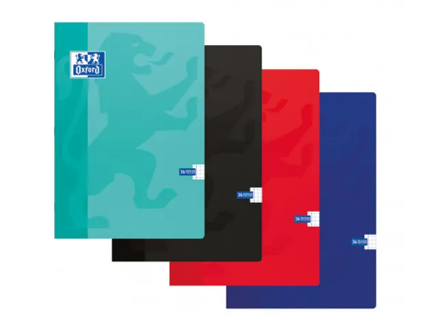 Schrift Oxford School A4 ruit 5mm 36vel assorti