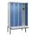 locker met bank,HxBxD 2120x1200x815mm,4vak,vak B 300mm,cilinderslot