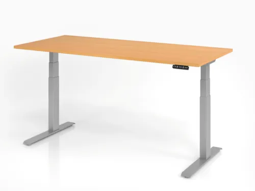 Elektrisch in hgte vst. zit-sta-bureau,HxBxD 640-1290x1800x800mm