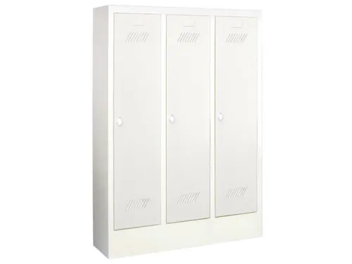 lockerkast v. kinderen,HxBxD 1300x780x300mm,3vak,RAL7035,front RAL5010