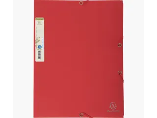 Elastomap Exacompta Forever A4 3 kleppen 380gr karton Rood - 3