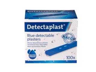 Waterafstotende blauwe pleister Detectaplast 19x72mm 100 stuks - 3