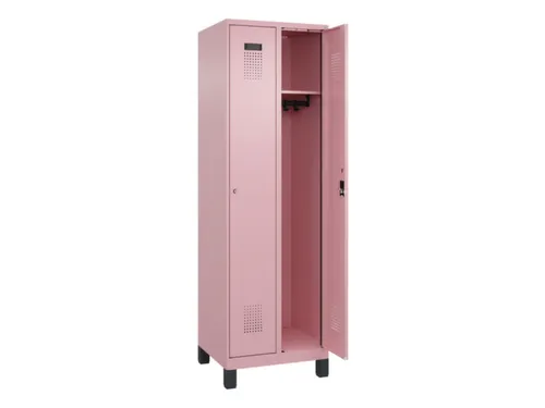 locker,HxBxD 1950x600x500mm,2vak,vak B 300mm,cil.-slot,voeten