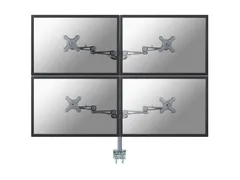 Bureausteun Neomounts Ad 935 d 4 10-27 Inch Zilver 4 Schermen