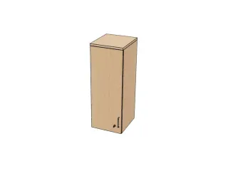 opzetkast v. kast met openslaande deuren NE-esdoorn 1070x400x445mm - 1