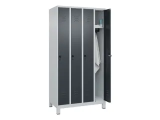 locker,HxBxD 1950x1000x500mm,4vak,vak B 250mm,draaigrendel,voeten - 3
